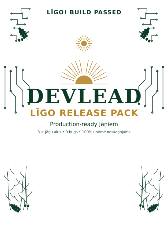 Devlead / 30 gab. alus 3-kastes ar apdruku